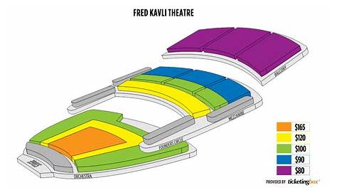 fred kavli theatre seating