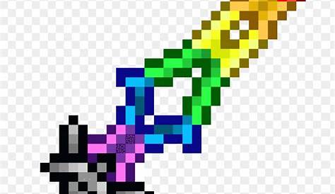 Diamond Sword Pixel Art