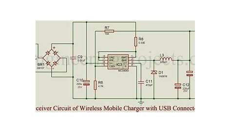 usb mobile charger circuit diagram