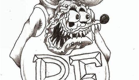 Rat Fink Coloring Pages Coloring Pages