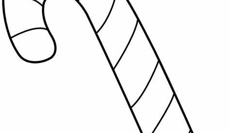Get This Candy Cane Coloring Page Printable for Kids 18636