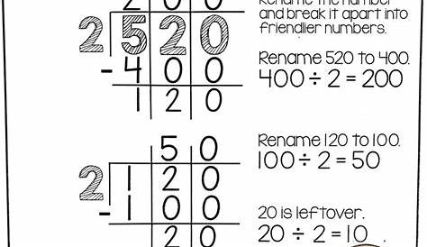 Long Division Tips and Tricks for Beginners with a FREEBIE | Partial