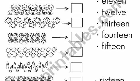 numbers from 11 to 20 esl worksheet by allebram - number bingo 1