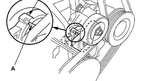 1998 Honda Accord Serpentine Belt Routing and Timing Belt Diagrams