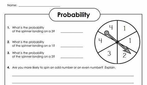 probability practice worksheets