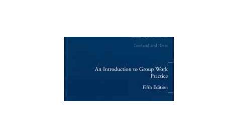 An Student Workbook for Introduction to Group Work Practice (with