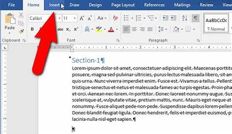 How to Insert the Contents of One Word Document into Another