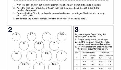 Ring Sizing Chart | Gold rings gift, Ring size, Ring sizes chart
