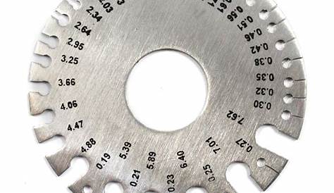 Universal Tool Standard Round Precision Measurement Stainless Steel