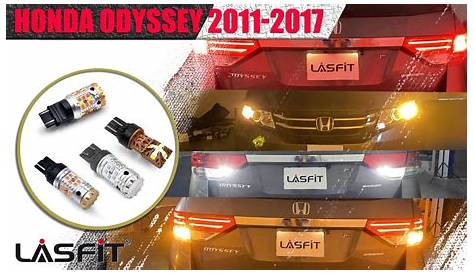 Honda Odyssey 2017 2016 2015 LED Turn Signal Back Up Brake Light Bulbs