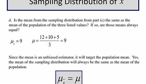 probability and sampling distribution