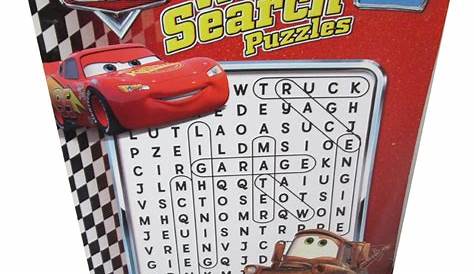 Disney Cars Word Search, Bendon Publishing | Puzzle Warehouse