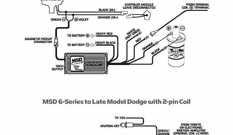 Msd 6Al Wiring Diagram Ford - Cadician's Blog