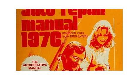 Chilton's auto repair manual, 1976 (1975 edition) | Open Library