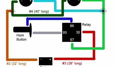 air horn relay wiring diagram