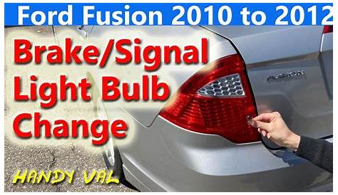 2012 ford fusion rear turn signal bulb