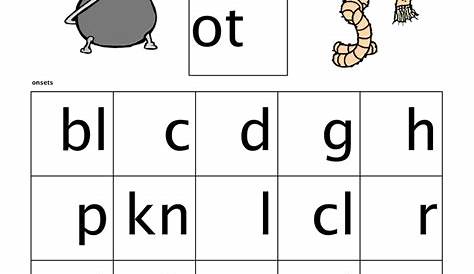 in word family worksheets
