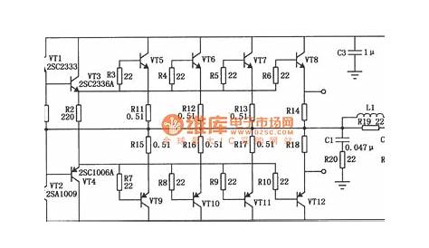 Mosfet Power Amplifier Circuit - Audio_Circuit - Circuit Diagram