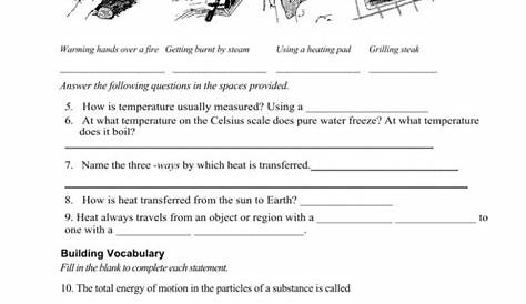 Heat Transfer Worksheet Answers — db-excel.com