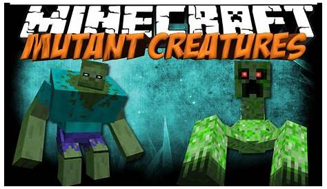 Mutant Creatures Mod: Minecraft Mutant Zombie & Creeper Mod Showcase