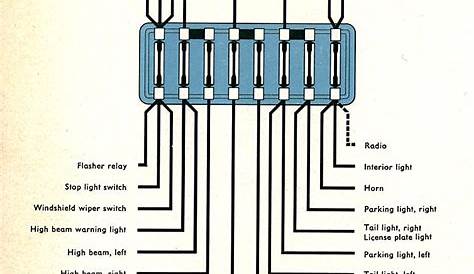 fuse wiring diagram 1957