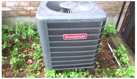 2 goodman AC systems yearly maintenance - YouTube
