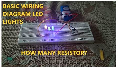 How to wire up led lights with a battery basic wiring guide - YouTube