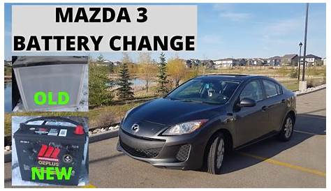 2013 Mazda 3 Battery Replacement - YouTube