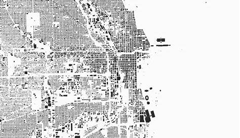 Chicago figure-ground diagram & city map FIGUREGROUNDS
