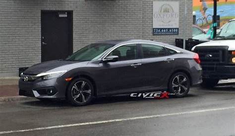 2016 Honda Civic sedan spotted, reveals new-look design | PerformanceDrive