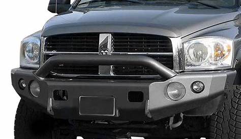 TrailReady® - Dodge Ram 2006-2007 Full Width Black Front Winch HD