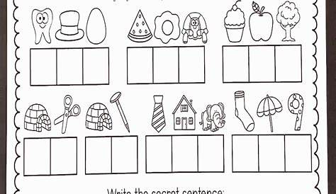 science for kindergarten worksheets