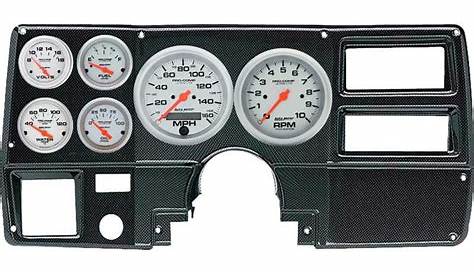 chevy square body gauge cluster