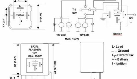 5 pin flasher relay wiring diagram
