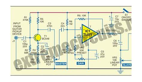 acoustic guitar preamp schematic