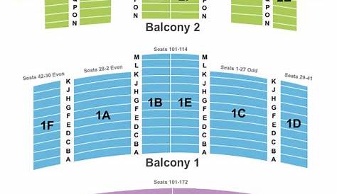 Heymann Performing Arts Center Seating Chart & Maps - Lafayette
