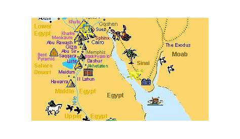 Ancient Egypt Maps for Kids and Students ~ Ancient Egypt Facts
