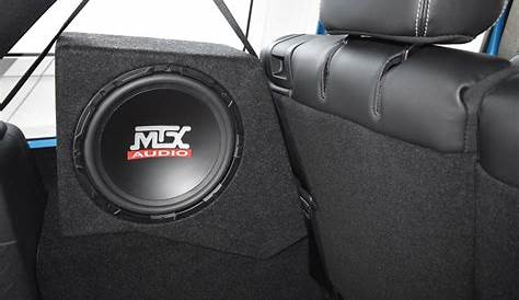 Jeep Wrangler JK 2007-2016 ThunderForm Custom Subwoofer Enclosure MTX Audio