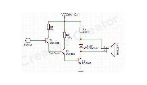 non contact voltage detector circuit diagram