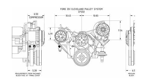 ford 351 cleveland engine diagram