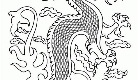 Chinese New Year Dragon Coloring Page - Coloring Home