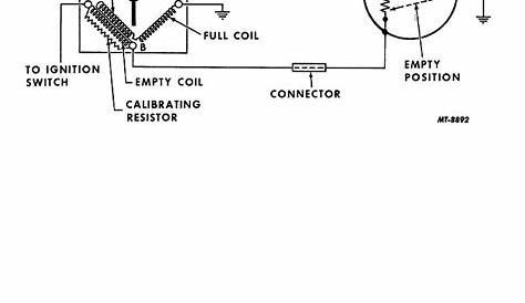 fuel gauge wiring schematic