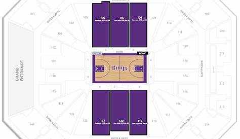 golden one center seating chart with seat numbers