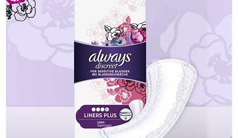Always Discreet Liners Plus - 20 Pack | Incontinence Choice
