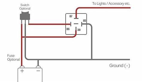 3 pin relay circuit diagram