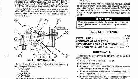 carrier model 58sta070 manual