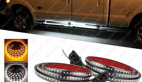 For Dodge Ram 1500 2500 3500 60" LED Running Board Light Kit Side Step