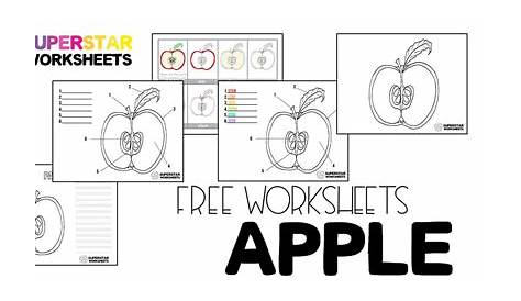 Apple Worksheets - Superstar Worksheets