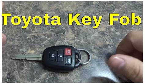 2014 Toyota Corolla Key Fob Replacement