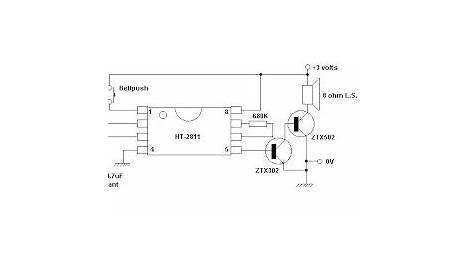 automatic door bell circuit diagram